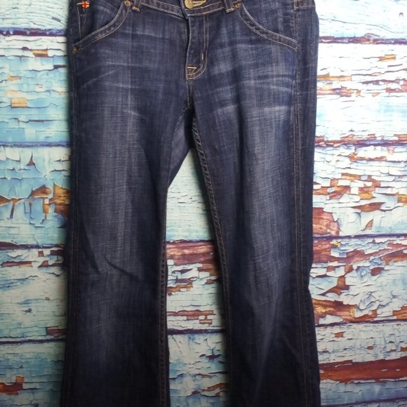 Hudson Hip Hugger Dark Indigo Boot Cut Skinny Jean - Picture 13 of 13